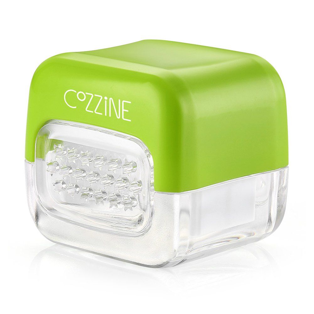 

COZZINE 1003 Multifunctional Garlic Mincer Chopper Presser Slicer Kitchen Crusher, Green