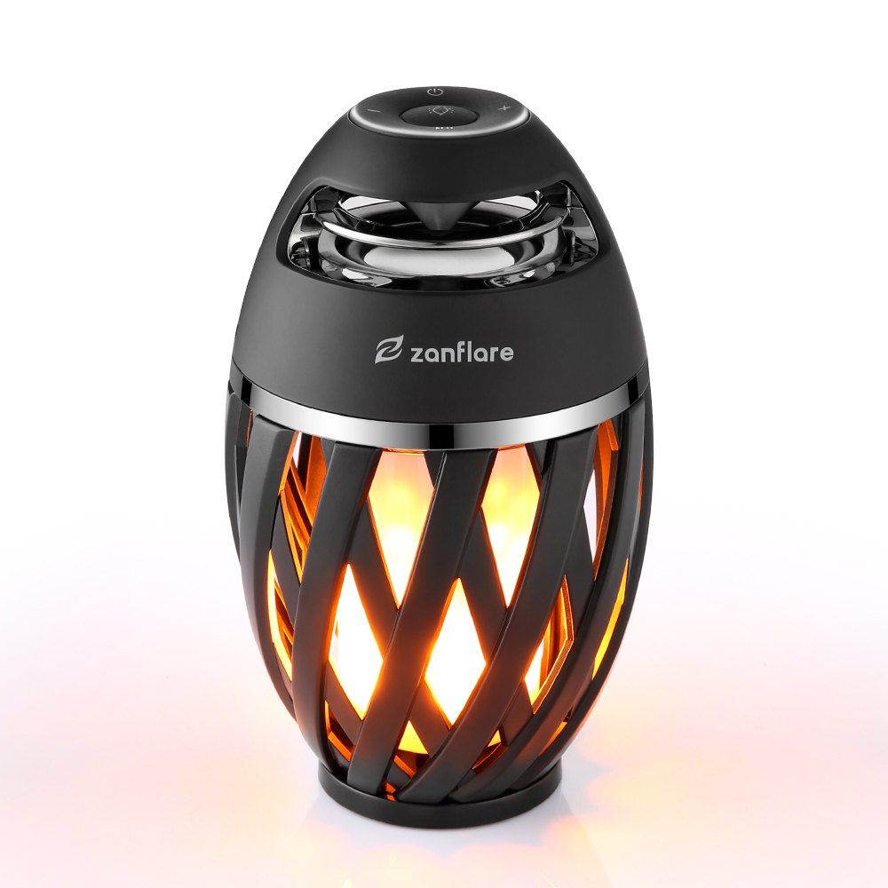 

zanflare A1 Flame Bluetooth Speaker Lamp, Black