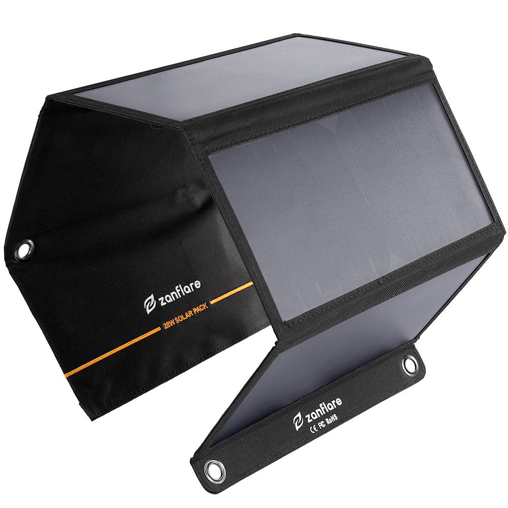 

zanflare SH54 28W Solar Charger, Black