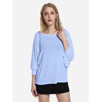 

ZAN.STYLE Dolman Sleeve Top, Windsor blue