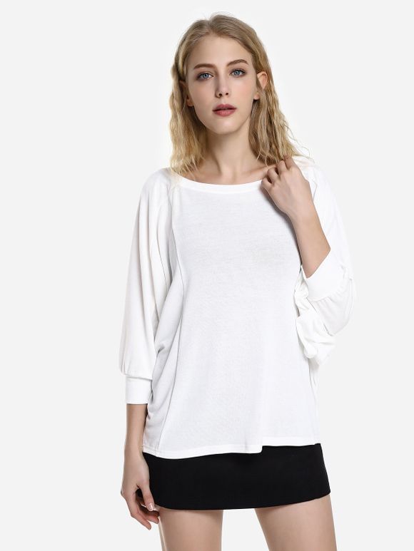 Haut à Manches Bouffantes - Blanc XL