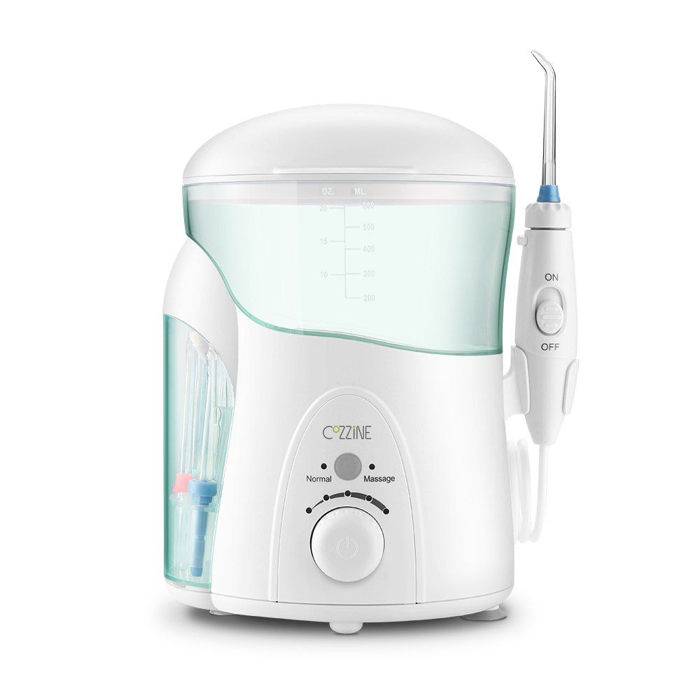 

COZZINE FC288 Oral Irrigator Water Flosser, White