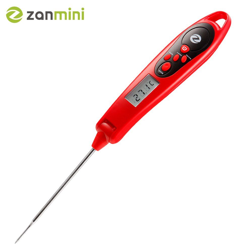 

zanmini ZTB Digital Instant Read Thermometer, Red
