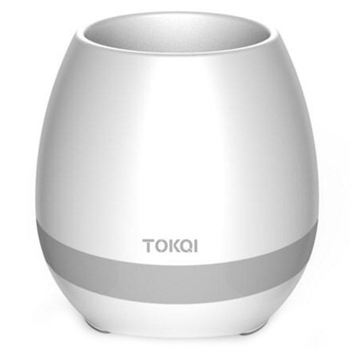 

Intelligent Music Flower Pot Touch Sensor Can Play Piano Gift Bluetooth Sound Box, White