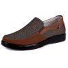 Chaussures Loafer en Tissu Taille Grande Respirantes Anti-Dérapantes pour Homme - café EU 44