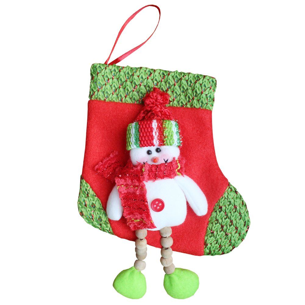 

Christmas Stocking Decorations Goody Bag, White