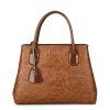 Women's New Casual Large Capacity Fashion Hand Bags - Brun 