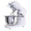 Mliter 800W Electric Food Stand Mixer with 4.0L Bowl, Dough Hook, Whisk, Dough Hook, Splash Guard, Digital Control Panel, 6-Speed, Time Setting, Black - Blanc UK