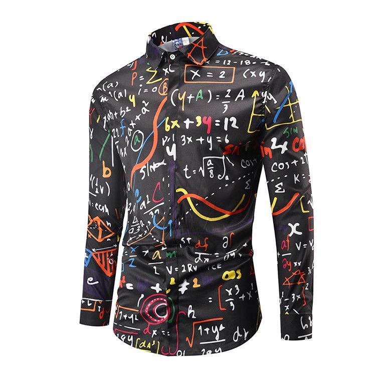 

Youthful Printing Letter Printing Shirts For Men, #001
