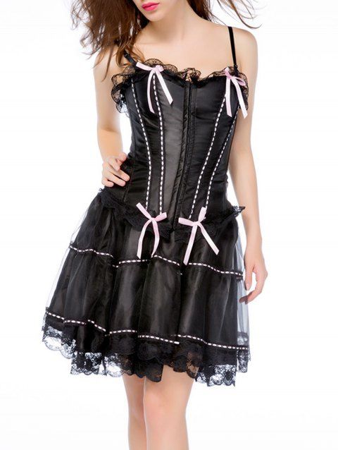 corset skirt long