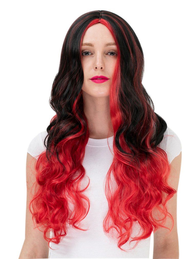 17 Off 2020 Women S Fashion Colorful Highlights Wavy Hair Ladies