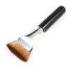 1pcs Flat Head Brush Powder Foundation Blusher Contour Skin Care Makeup Brushes Cosmetic Make Up Beauty Tools Maquiagem - Argent 