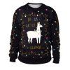 Unisex Funny 3D Print Christmas Sweatshirts - BLUE L