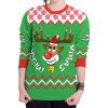 Christmas  Sweater Humping Reindeer Funny Sweatshirt - Vert S
