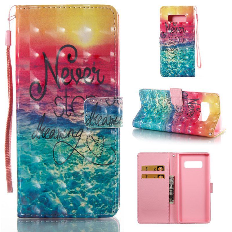 

Dreams 3D Painted Pu Phone Case for Samsung Galaxy Note 8, Colormix