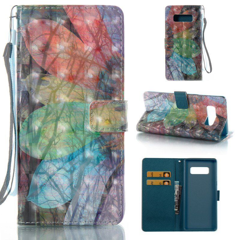 

Sunflower 3D Painted Pu Phone Case for Samsung Galaxy Note 8, Colormix