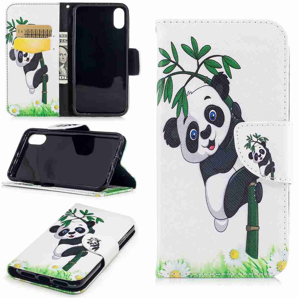 

Panda Bamboo Pu Phone Case for iPhone X, Colormix