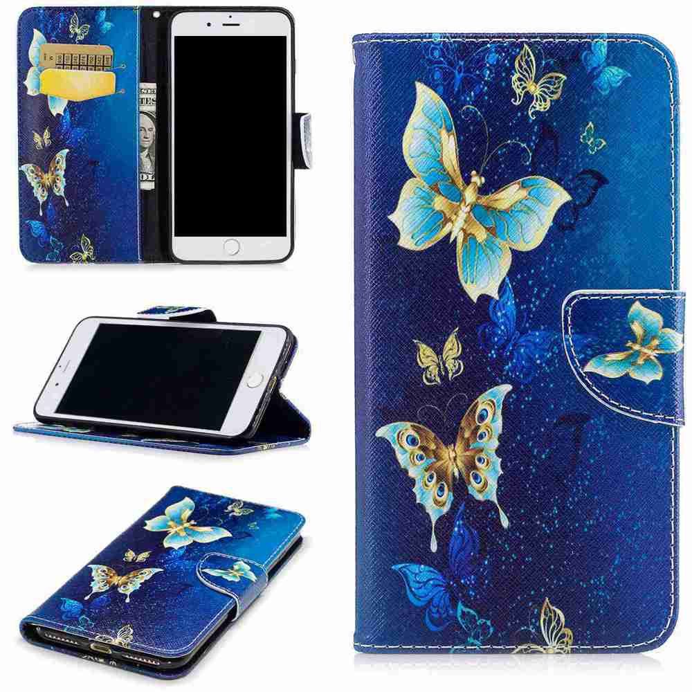 

Golden Butterfly Pu Phone Case for iPhone 7, Colormix