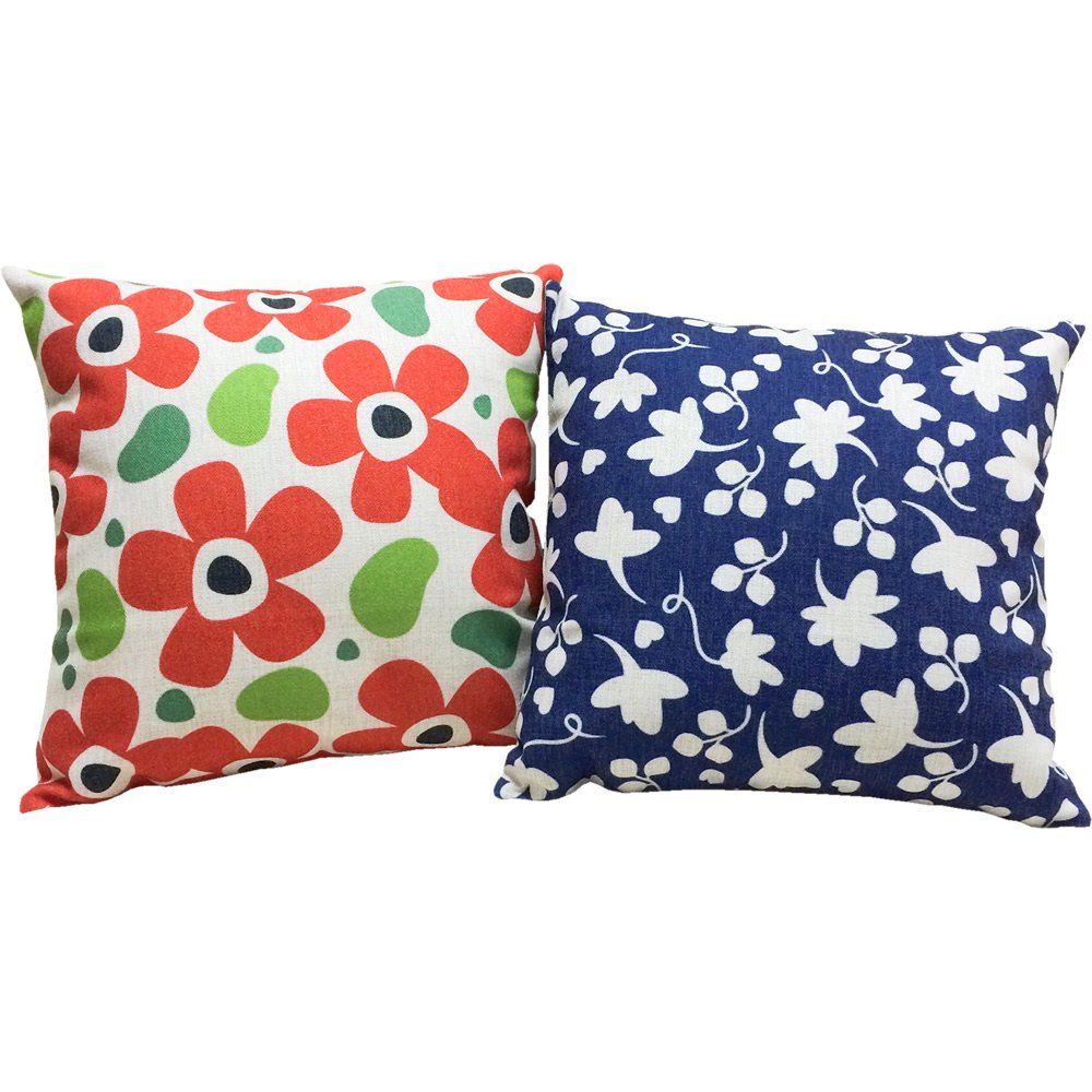 2018 2PCS High Quality Linen Cushion Covers Pillow Case COLORMIX In Decorative Pillows & Shams ...
