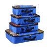 Sac 4pcs / Set Packing Cubes Travel Organizer - Bleu 