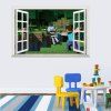 Autocollant mural 3D pour chambre pour enfants Jeux populaires Autocollant mural amovible - COULEUR MELANGER 50 X 70CM