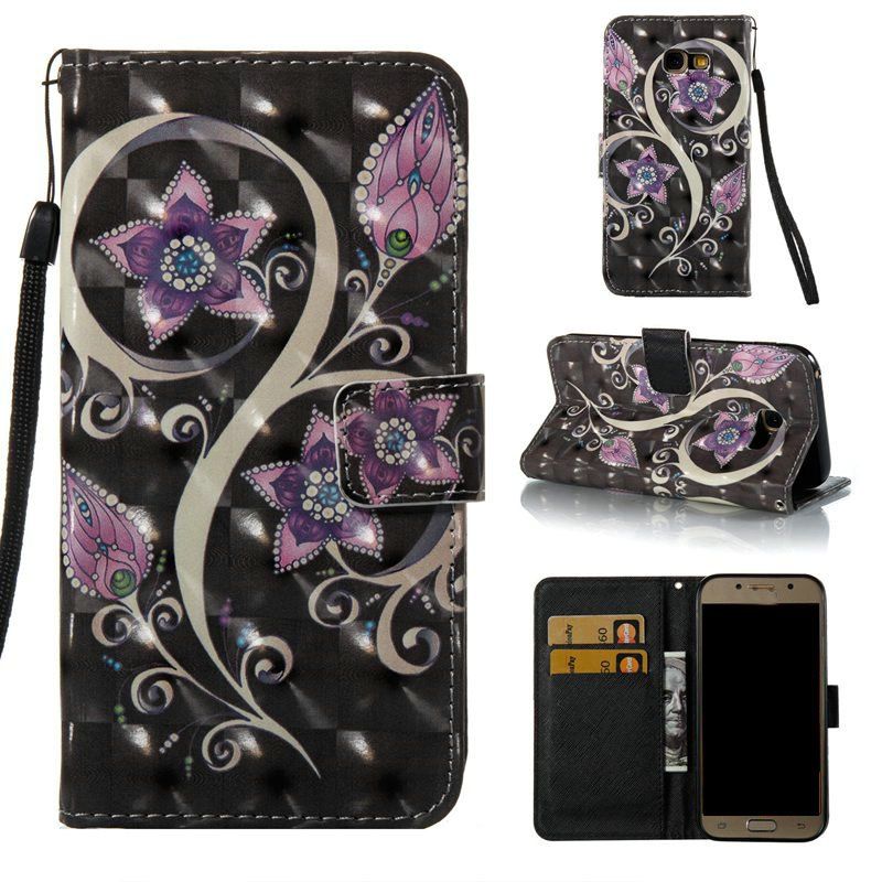 

Peacock Flower 3D Painted Pu Phone Case for Samsung Galaxy A3 2017, Colormix