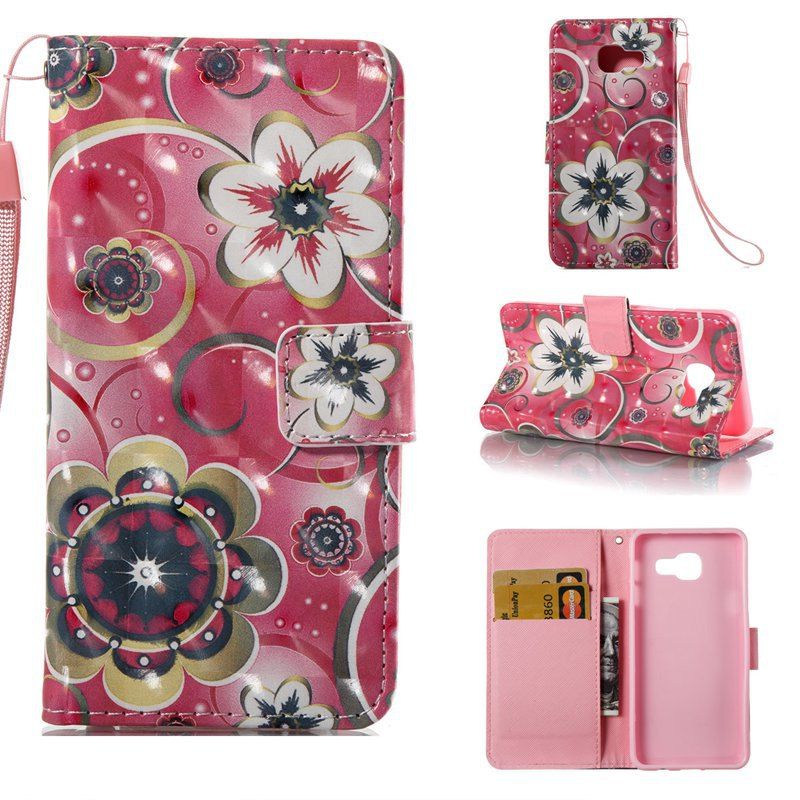 

Tulip Flower 3D Painted Pu Phone Case for Samsung Galaxy A5 2016, Colormix