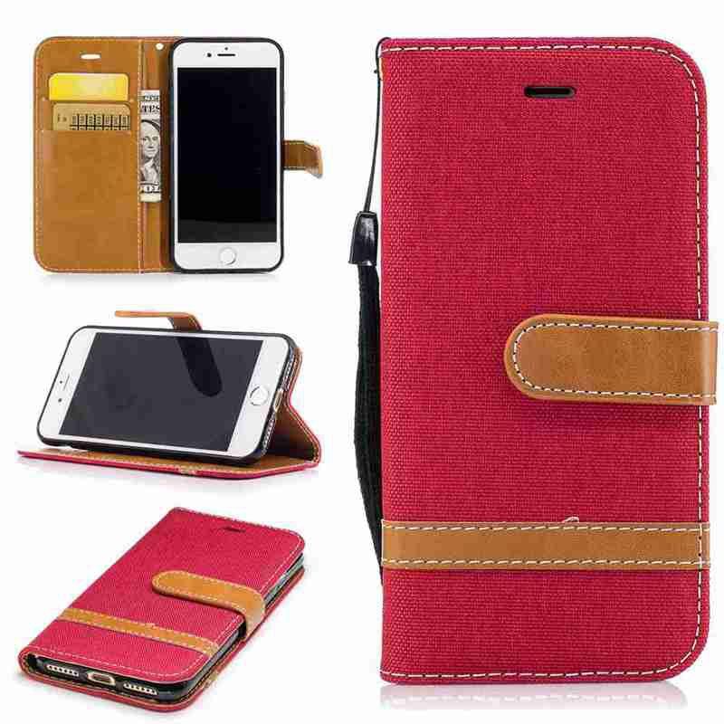 

Fight Color Denim Pu Phone Case for Iphone 6 6S, American beauty