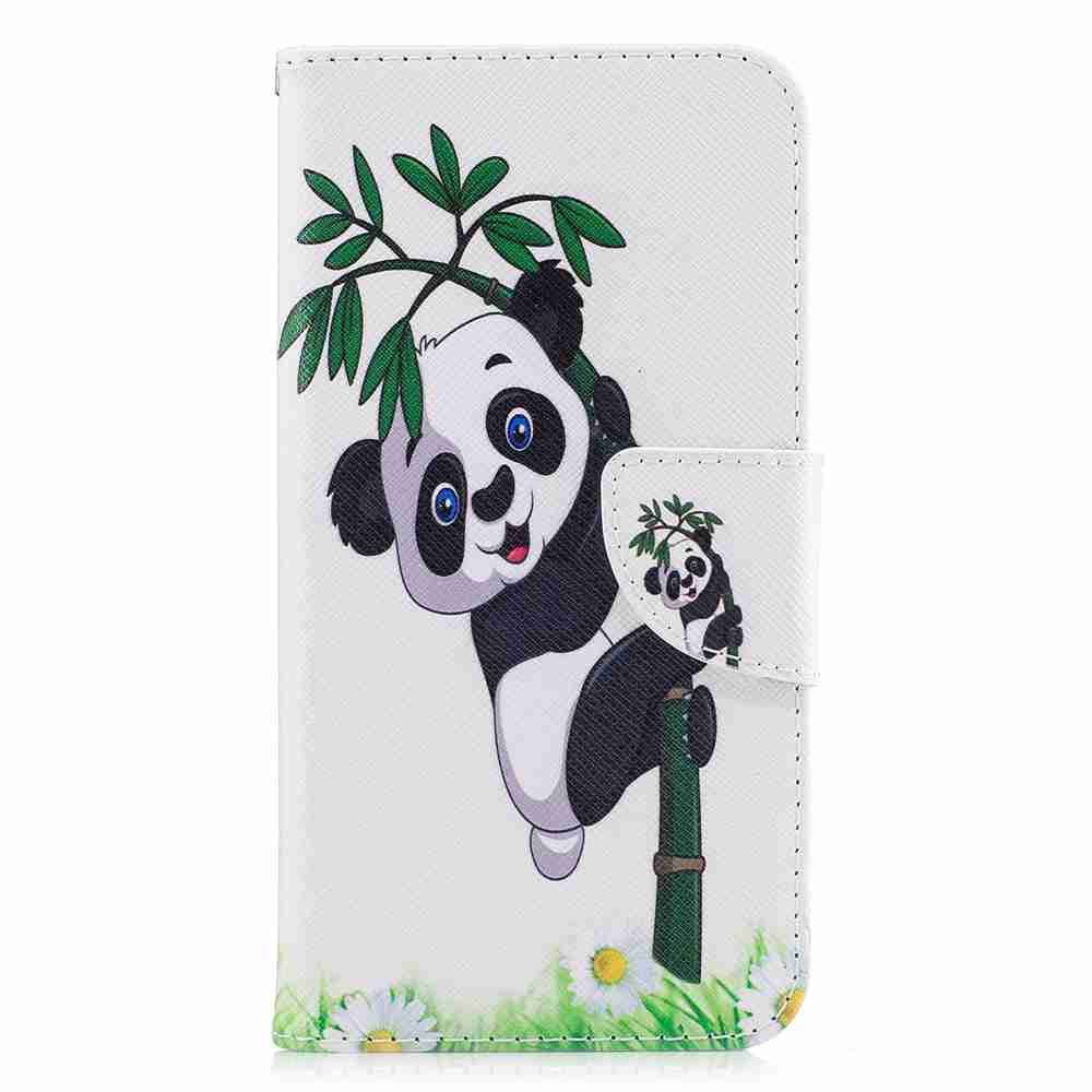 

Panda Bamboo Painted Pu Phone Case for Huawei P8 Lite 2017, Colormix
