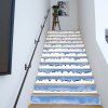 Icicle Style 13 pièces Stair Sticker Wall Decor - COULEUR MELANGER 