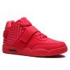 Sneakers Rivets Couleur Unie Respirante - Rouge 46