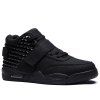 Sneakers Rivets Couleur Unie Respirante - Noir 39