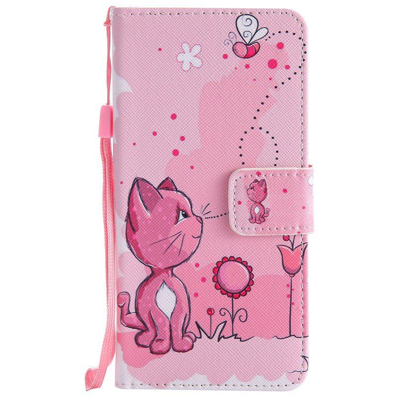 

New Painted Pu Phone Case for Samsung Galaxy S8, Light pink