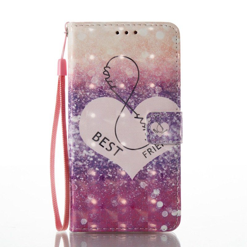 

3D Painted Pu Phone Case for Huawei P9 Lite, Purple