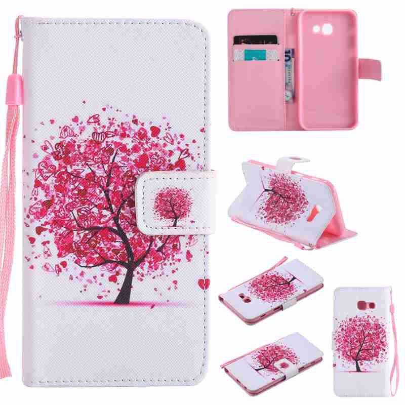 

Painted Pu Phone Case for Samsung Galaxy A5 2017, Flame