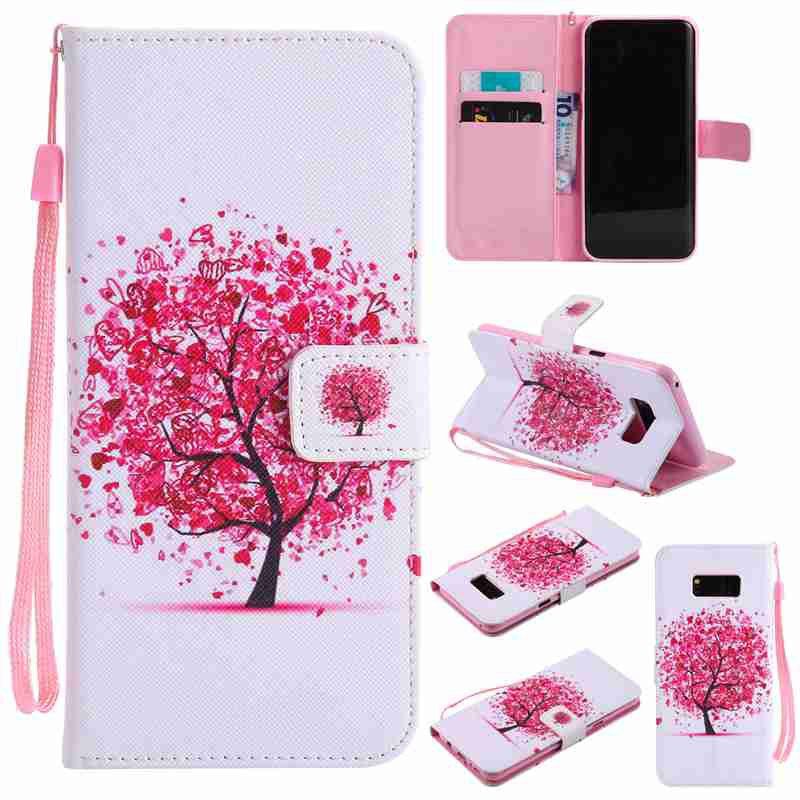 

Painted Pu Phone Case for Samsung Galaxy S8 Plus, Flame