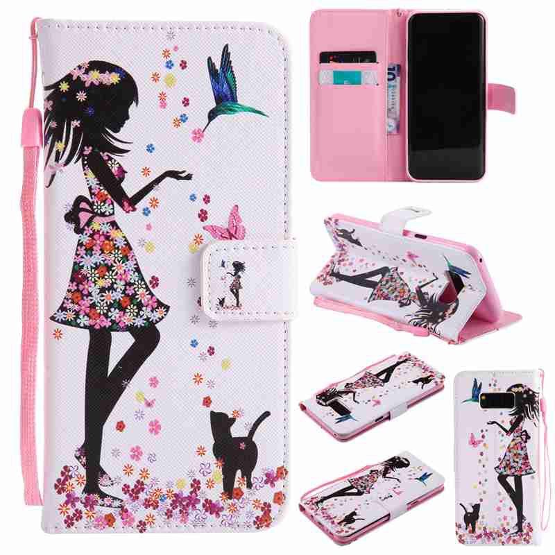

Painted Pu Phone Case for Samsung Galaxy S8 Plus, Colormix