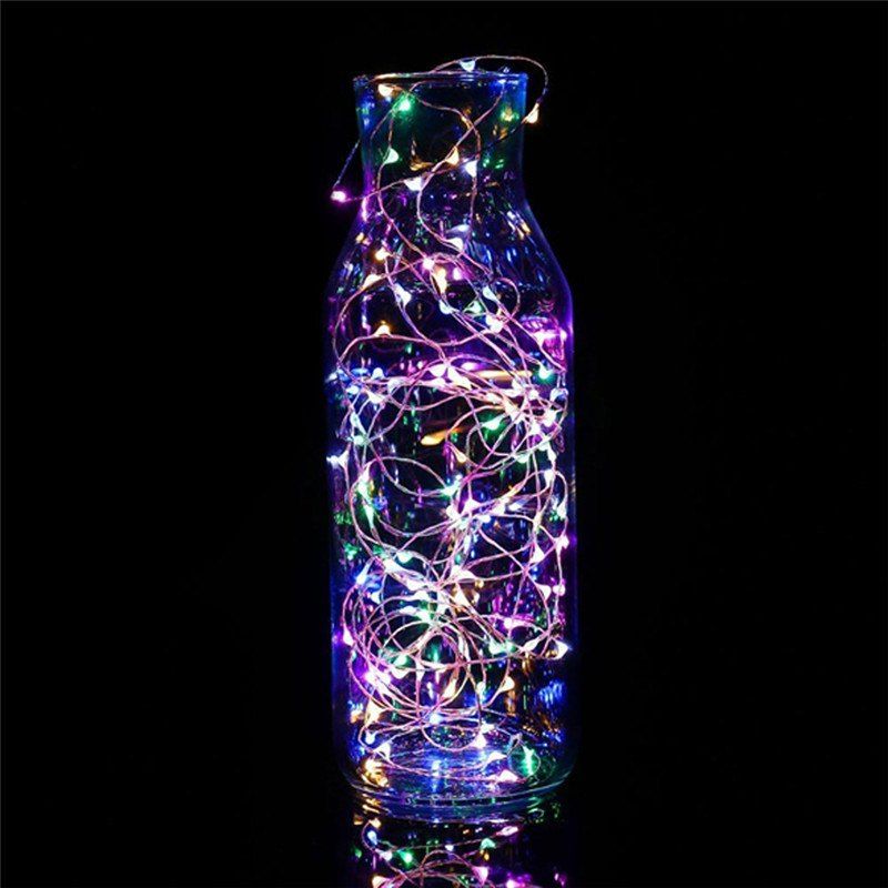 

AY - hq217 2M 20 LED Copper Wire Light for Christmas Tree Decoration, Colorful