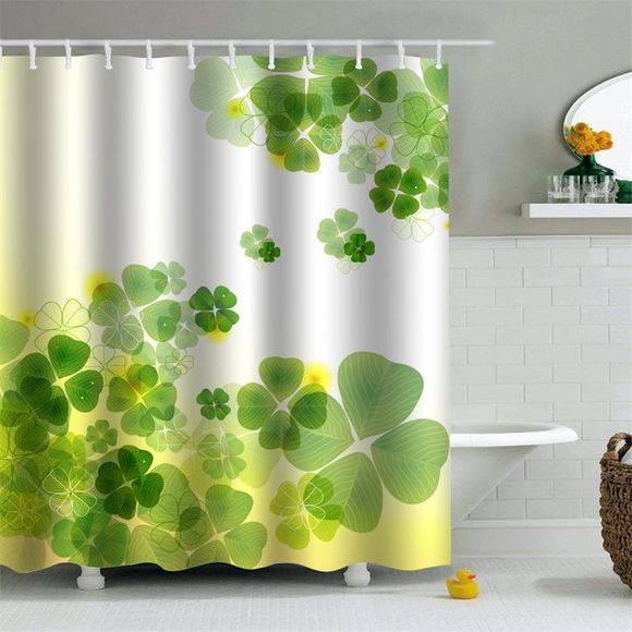 Rideau de Douche  de Salle de Bain de Toilette Mouldproof Imperméable Cloison 180 x 180cm - Vert 