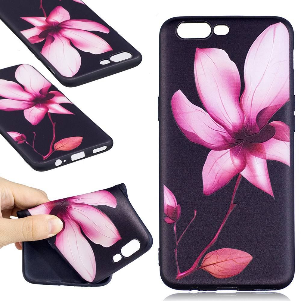 

Embossed Painted TPU Phone Case for One Plus 5, Pink