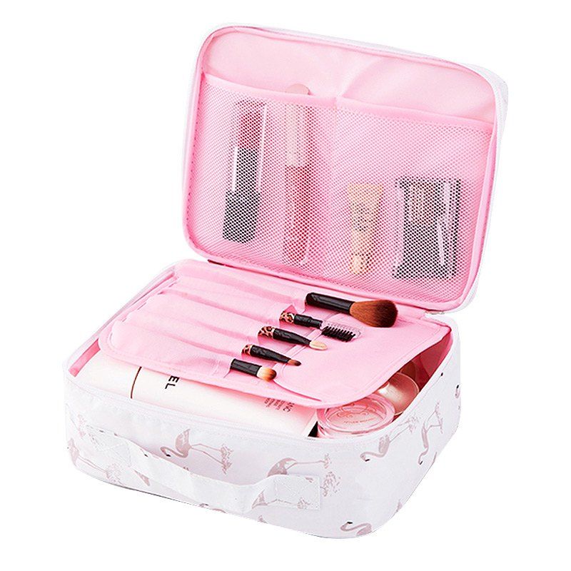 

Travel Storage Bag Portable Durable Large Capacity Makeup Bag, Pink