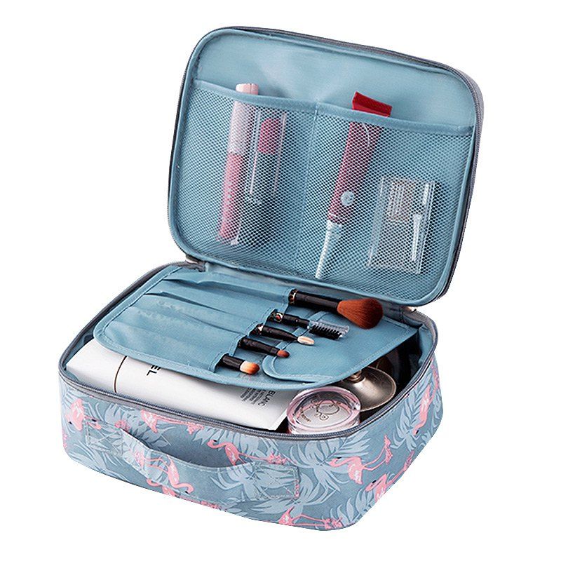 Travel Storage Bag Portable Durable Large Capacity Makeup Bag - GRAY 