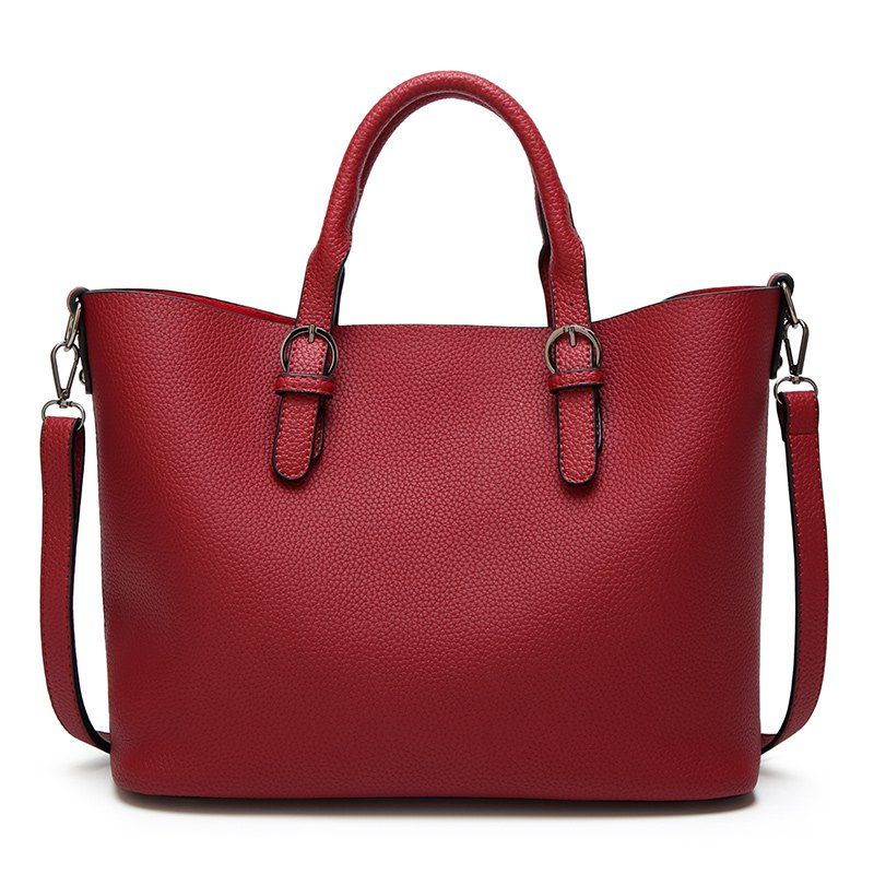 

Simple Handbag Bag Leisure All-Match Todd, Burgundy