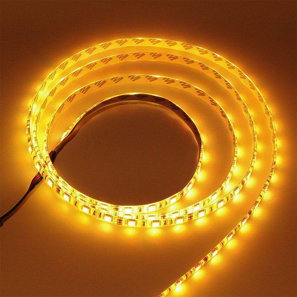 ZDM 1M DC 12V 15W 60 x 5050 SMD Light LED Strip - YELLOW LIGHT