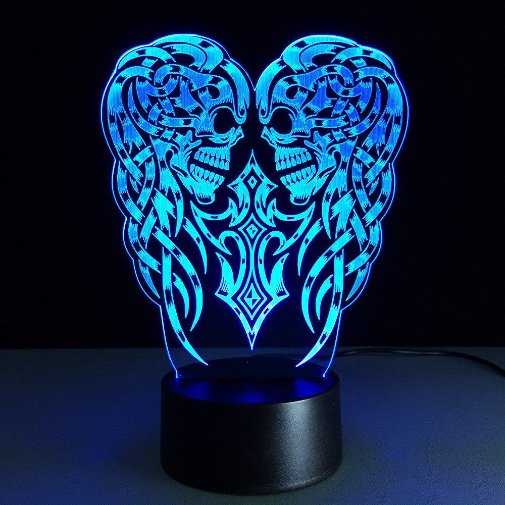 

M.Sparkling TD177 Creative Halloween Gift 3D Lamp, Colorful