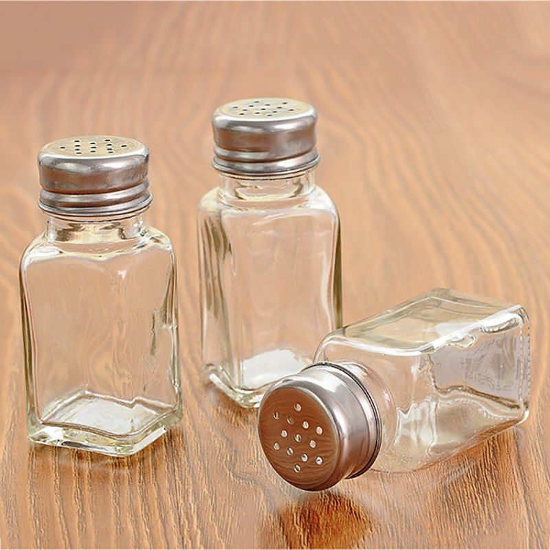 

DIHE Glass Single Condiment Seasoning Bottle 1PC, Transparent