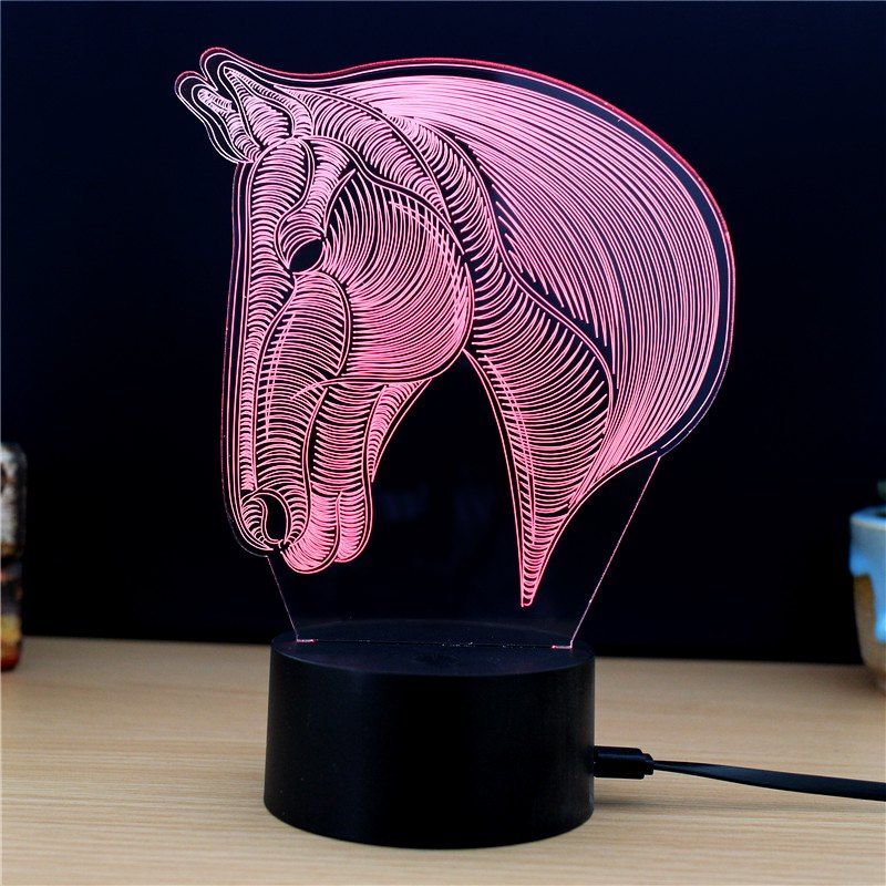 

M.Sparkling TD134 Creative Animal 3D LED Lamp, Colorful