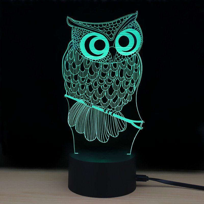 

M.Sparkling TD182 Creative Animal 3D LED Lamp, Colorful