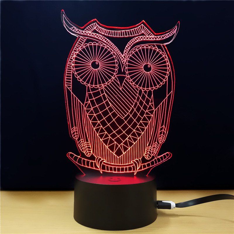 

M.Sparkling TD285 Creative Animal 3D LED Lamp, Colorful