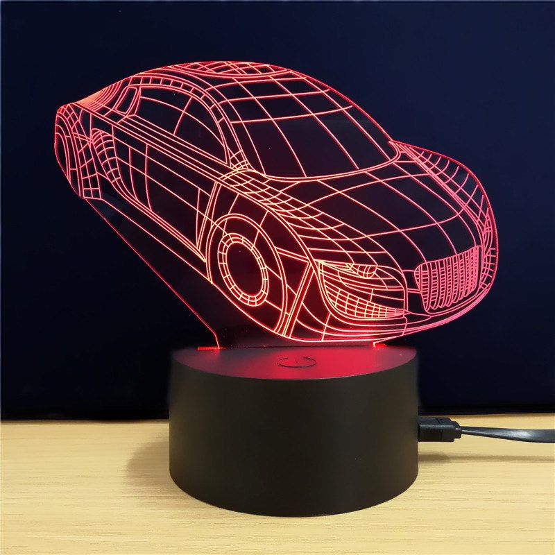 

M.Sparkling TD071 Creative Car 3D LED Lamp, Colorful